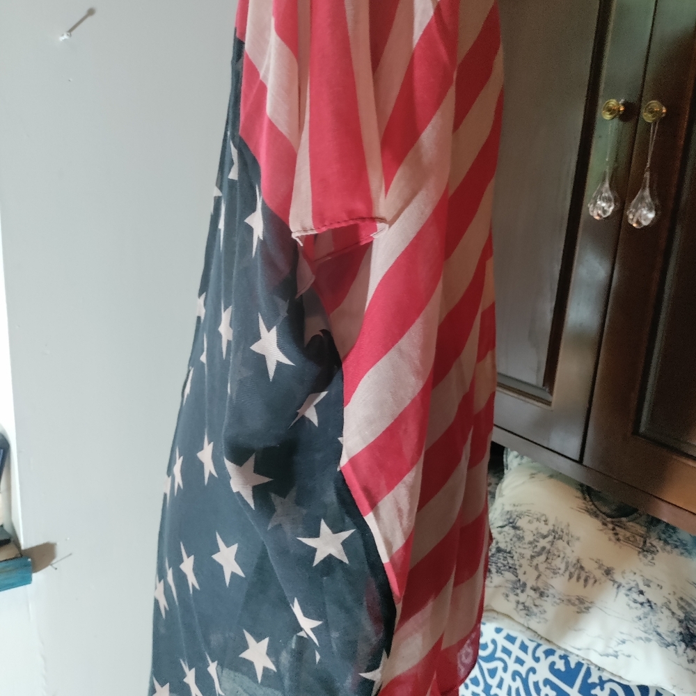 Saldana Vintage kimono cover up Americana